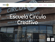 Tablet Screenshot of circulocreativo.es